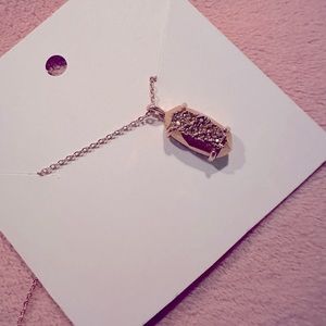 Kendra Scott - Rose Gold Bronze Glitter Necklace